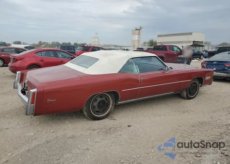 1976 Cadillac Eldorado из США, поврежденный, VIN 6L67S6Q236628